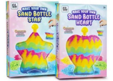Product Recall Sand Bottle Art